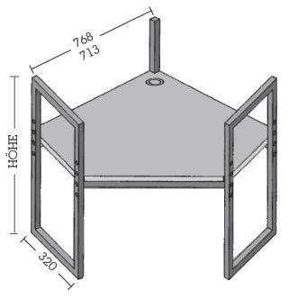 Eckgestell