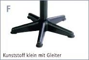 Kunststoff klein mit Gleiter